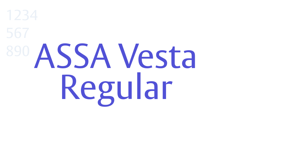 ASSA Vesta Regular-font-download