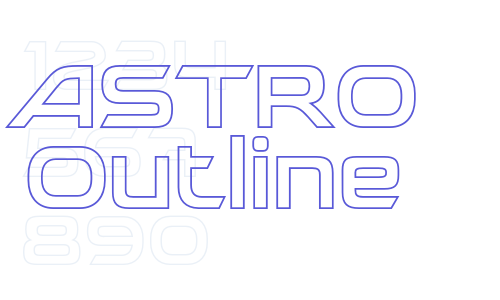 ASTRO Outline Font Download