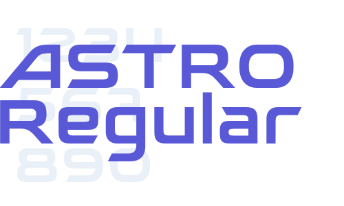 ASTRO Regular Font Download