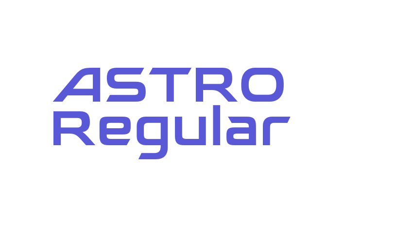 ASTRO Regular Font Download