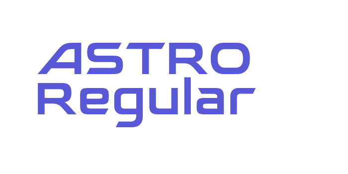 ASTRO Regular Font Download