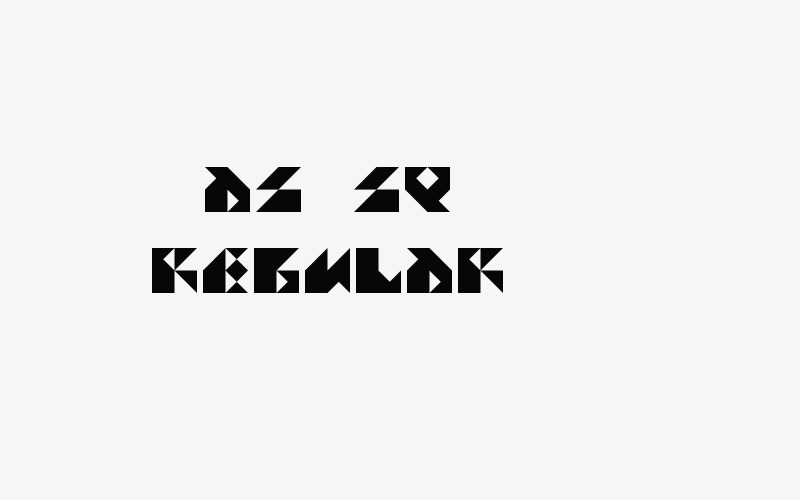 AS SQ Regular Font