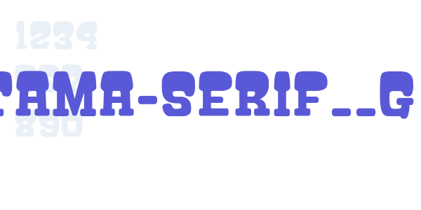 ATAMA-SERIF__G font free