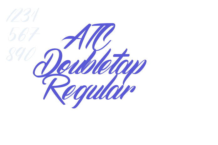 ATC Doubletap Regular font free