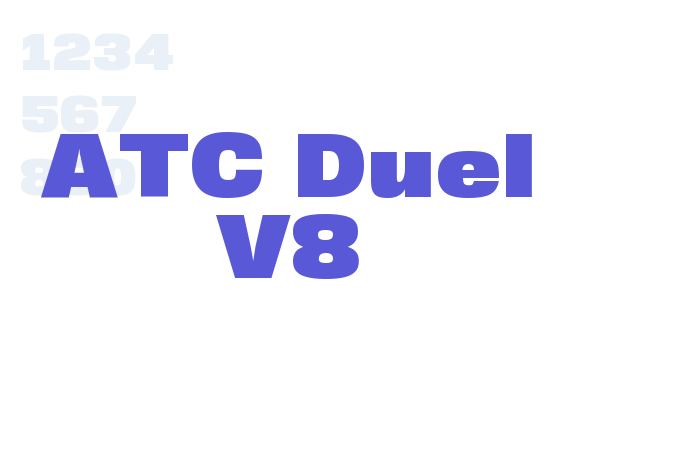 ATC Duel V8 font free