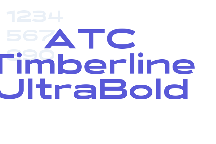 ATC Timberline UltraBold font free