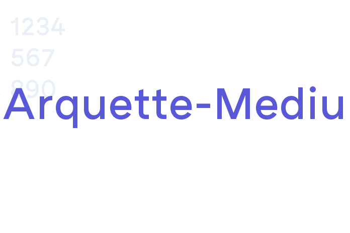 ATCArquette-Medium font free