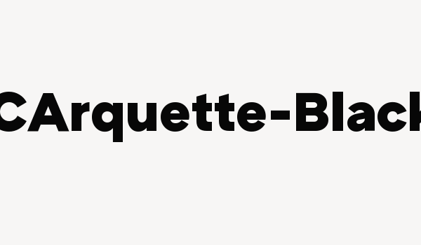 ATCArquette-Black Font