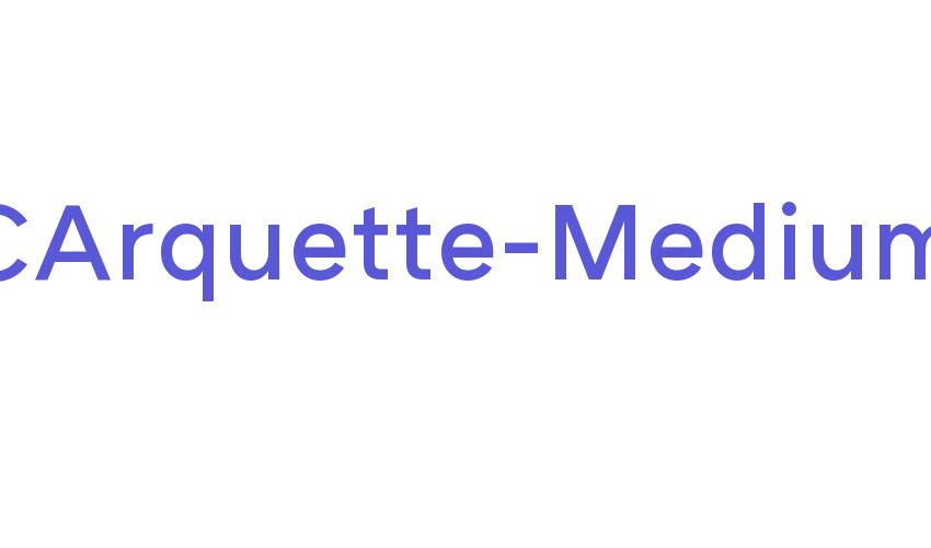 ATCArquette-Medium Font