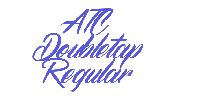 ATC Doubletap Regular Font Download