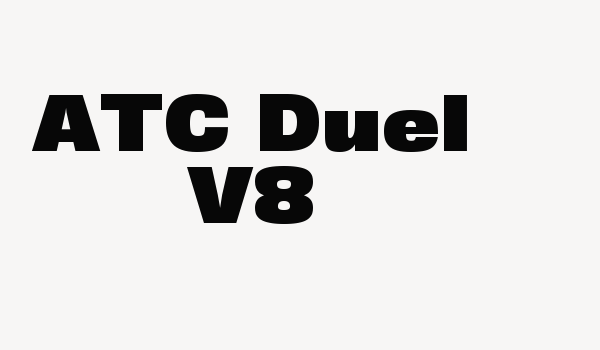 ATC Duel V8 Font