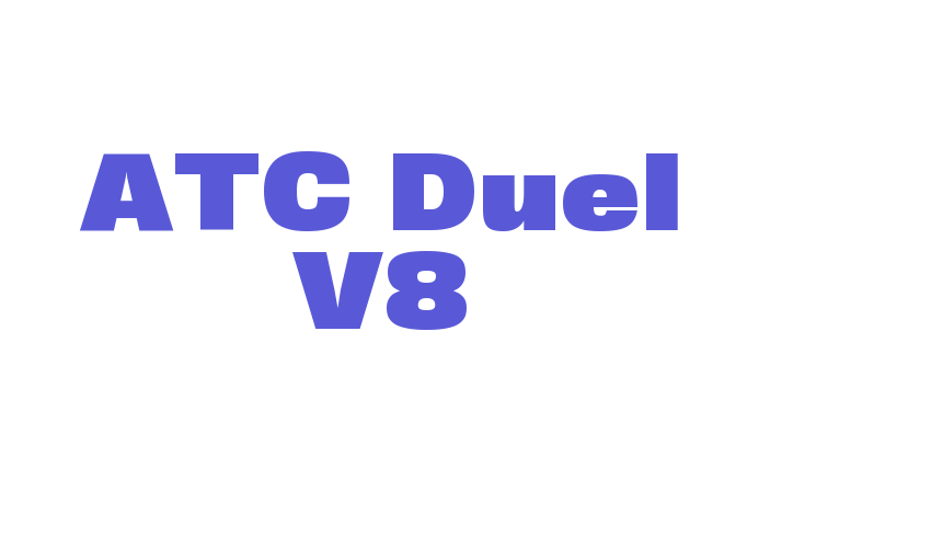 ATC Duel V8 Font