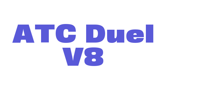 ATC Duel V8 Font Download