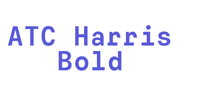 ATC Harris Bold Font Download