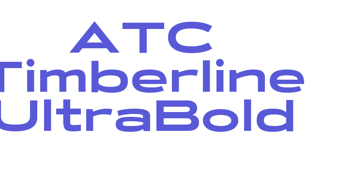 ATC Timberline UltraBold Font Download