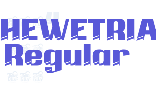 ATHEWETRIAL Regular Font