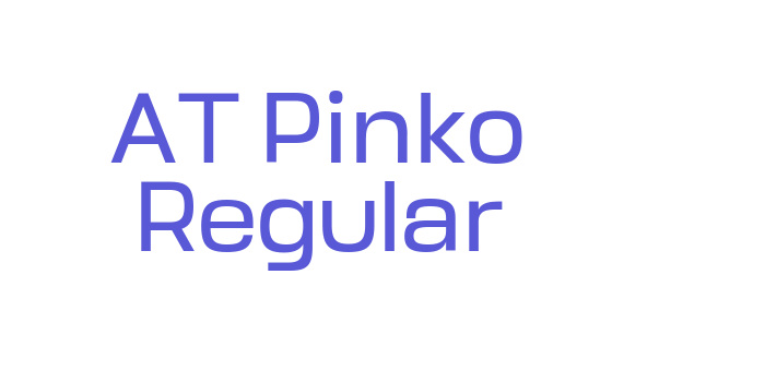 AT Pinko Regular Font Download