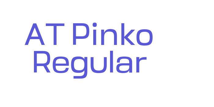 AT Pinko Regular Font