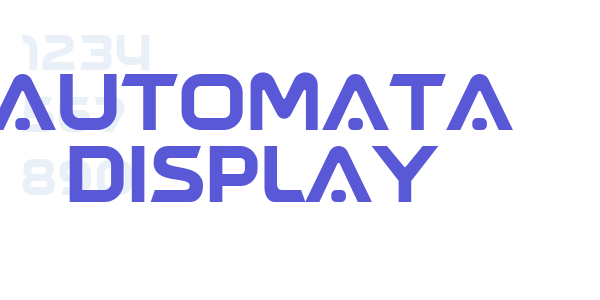 AUTOMATA DISPLAY font free