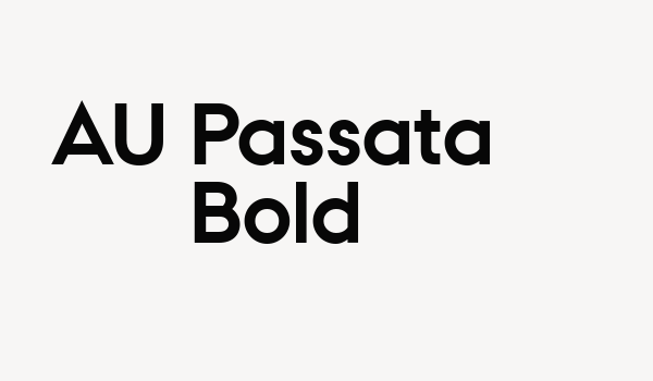 AU Passata Bold Font