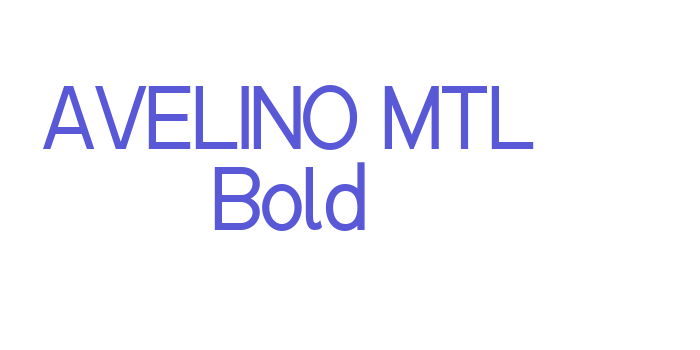 AVELINO MTL Bold Font Download