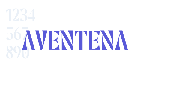 AVENTENA font free