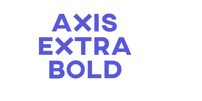 AXIS Extra Bold Font Download