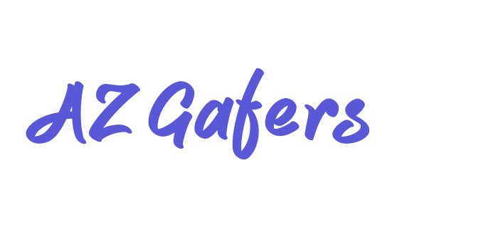 AZ Gafers Font Download