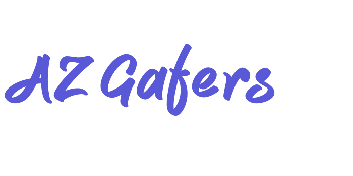 AZ Gafers Font