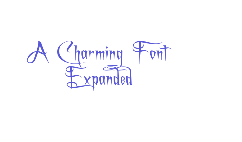 A Charming Font Expanded Font Download