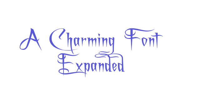 A Charming Font Expanded Font Download