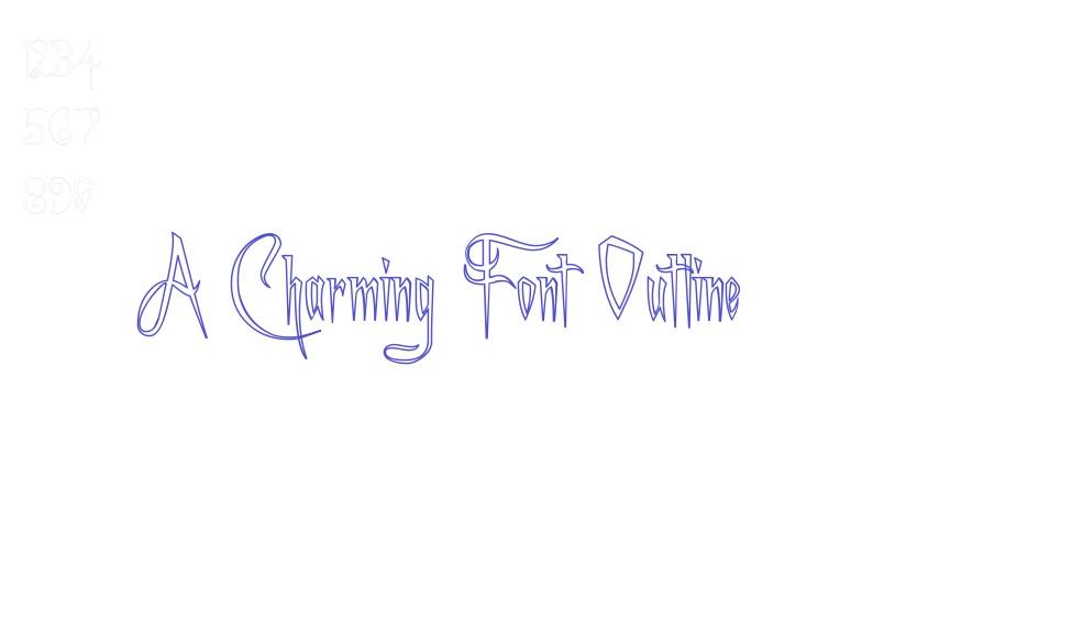 A Charming Font Outline-font-download