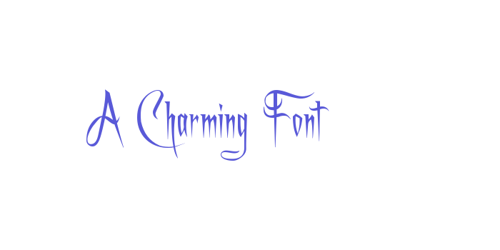 A Charming Font Font