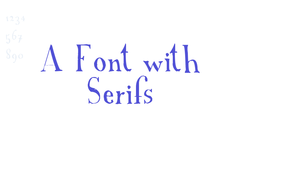 A Font with Serifs-font-download