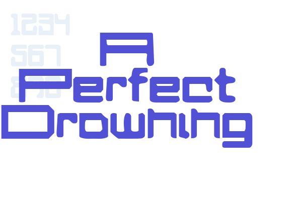 A Perfect Drowning Font Download