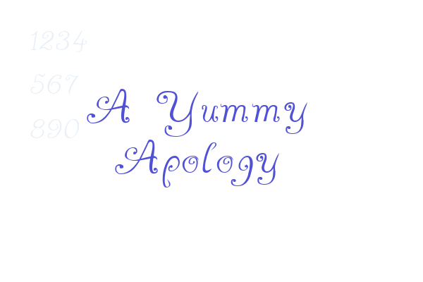 A Yummy Apology