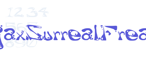 AajaxSurrealFreak font free