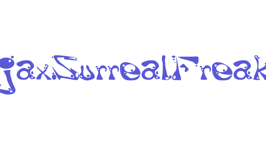 AajaxSurrealFreak Font Download