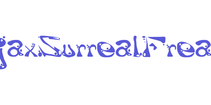 AajaxSurrealFreak Font Download