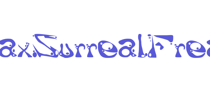 AajaxSurrealFreak Font