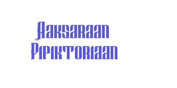 Aaksaraan Pipiktoriaan font free