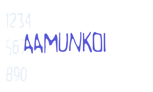 Aamunkoi Font Download