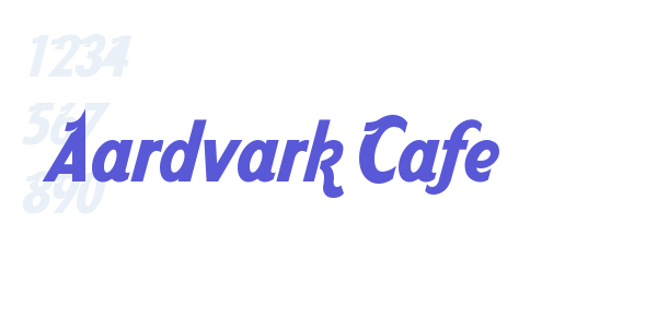 Aardvark Cafe font free