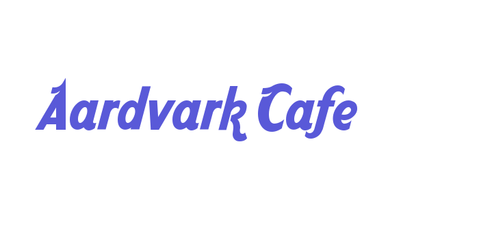 Aardvark Cafe Font Download