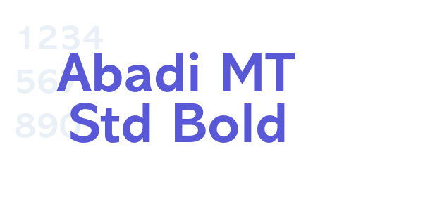 Abadi MT Std Bold font free