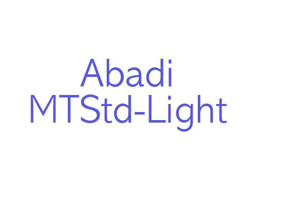 Abadi MTStd-Light Font