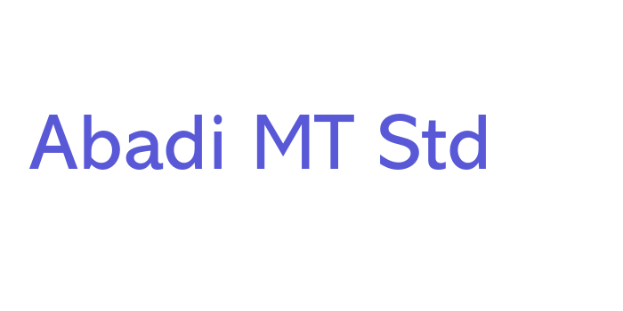 Abadi MT Std Font Download