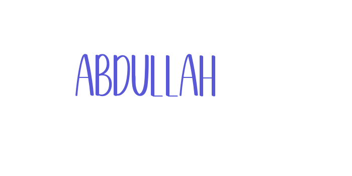 Abdullah Font Download