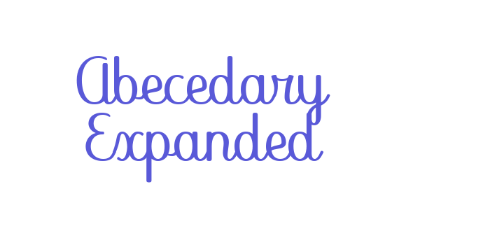 Abecedary Expanded Font Download