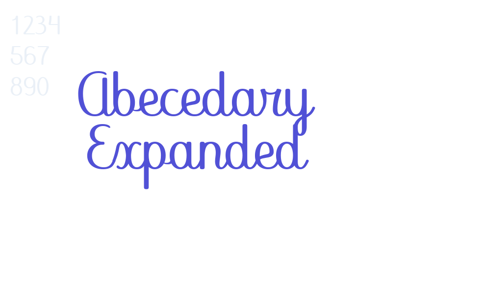 Abecedary Expanded-font-download